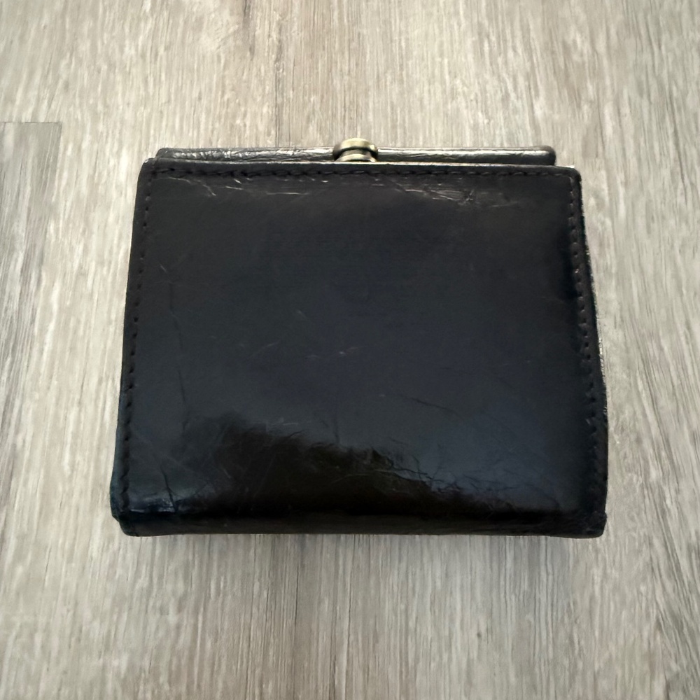 HOBO Black Leather Wallet